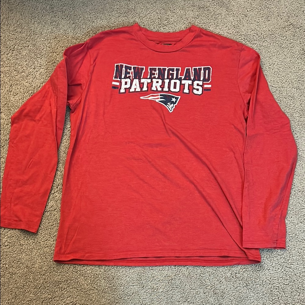 Red NFL Patriots long sleeve